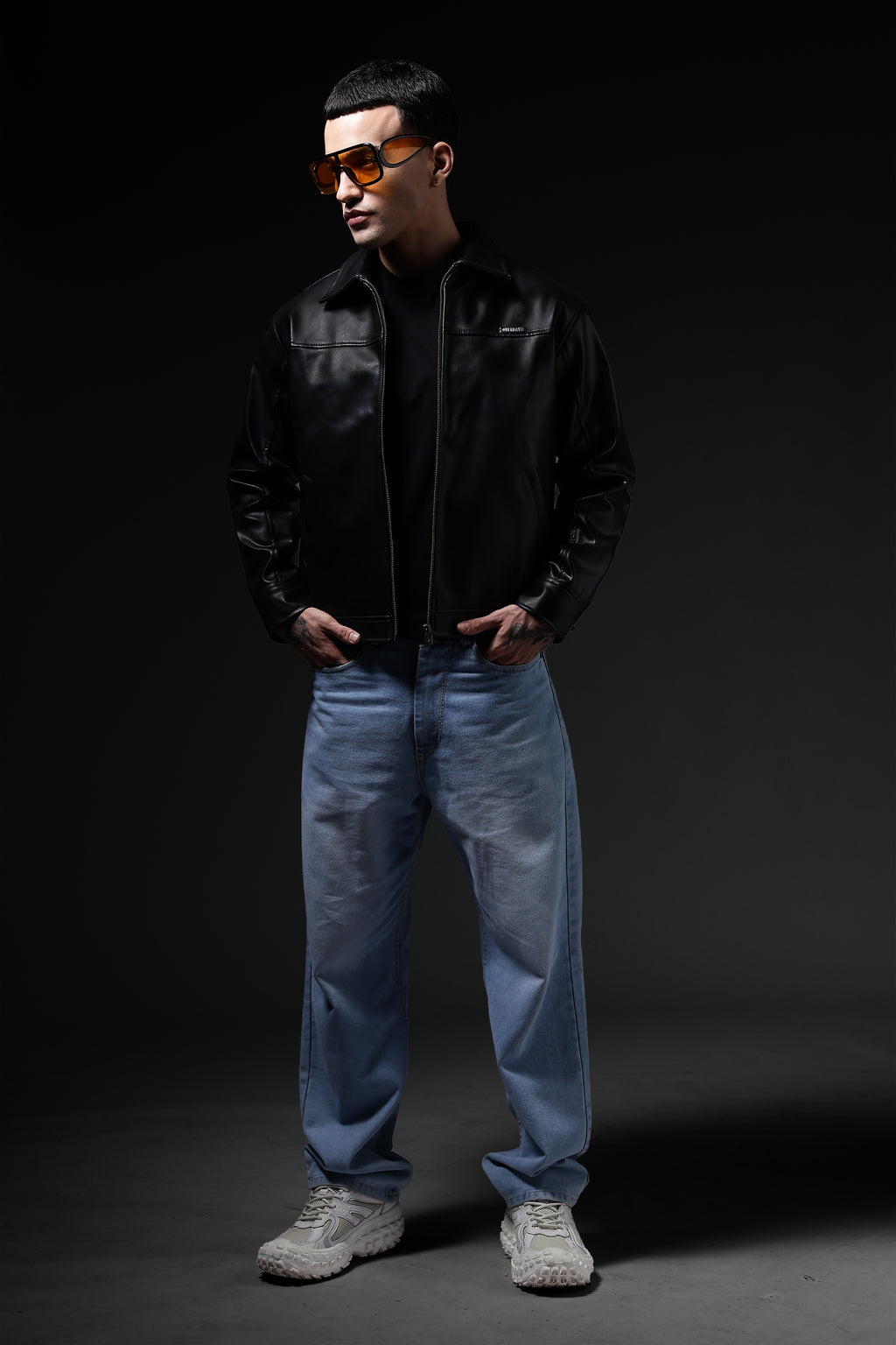 Miler faux leather jacket