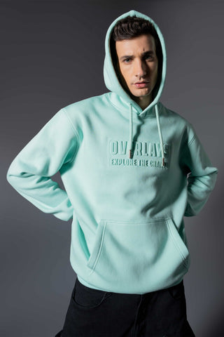 Mint Embossed Hoodie