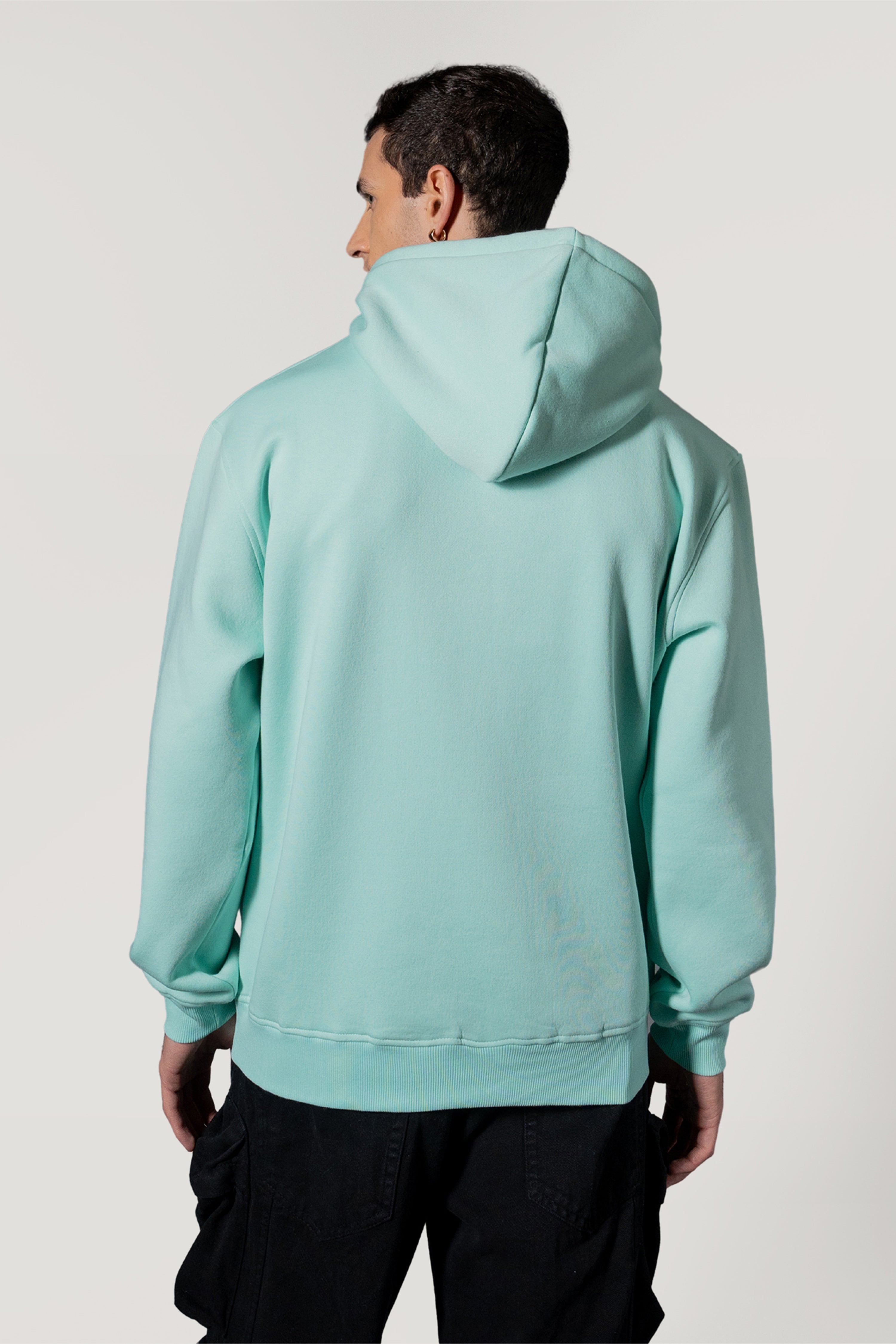 Mint Embossed Hoodie