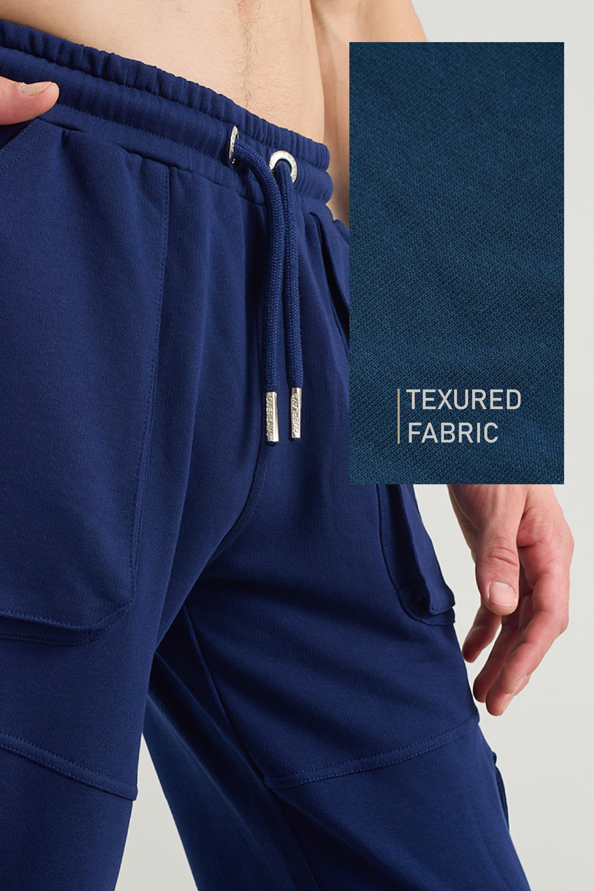 Tilted Navy Joggers