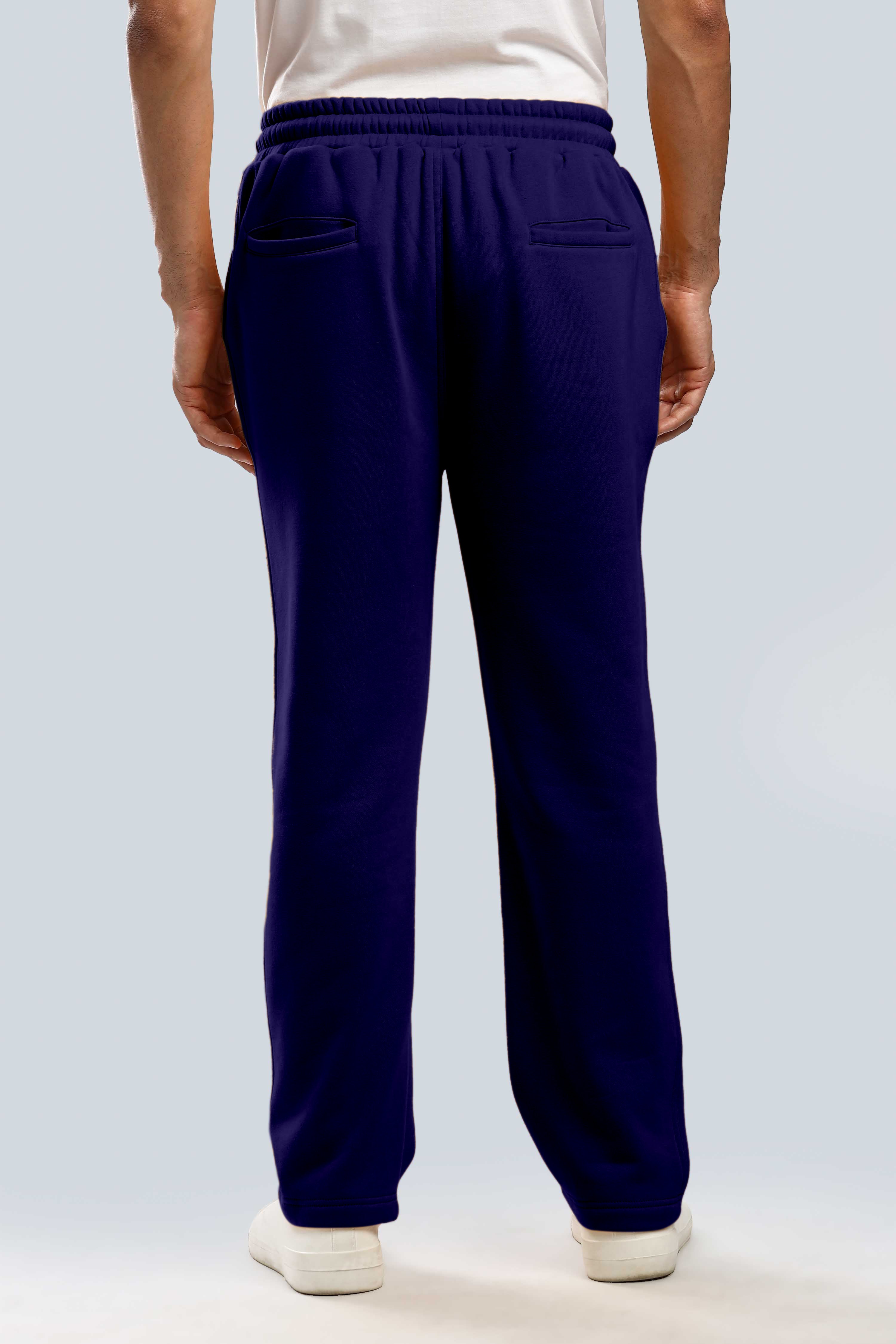 Navy Heavy Weight Straight Fit Jogger