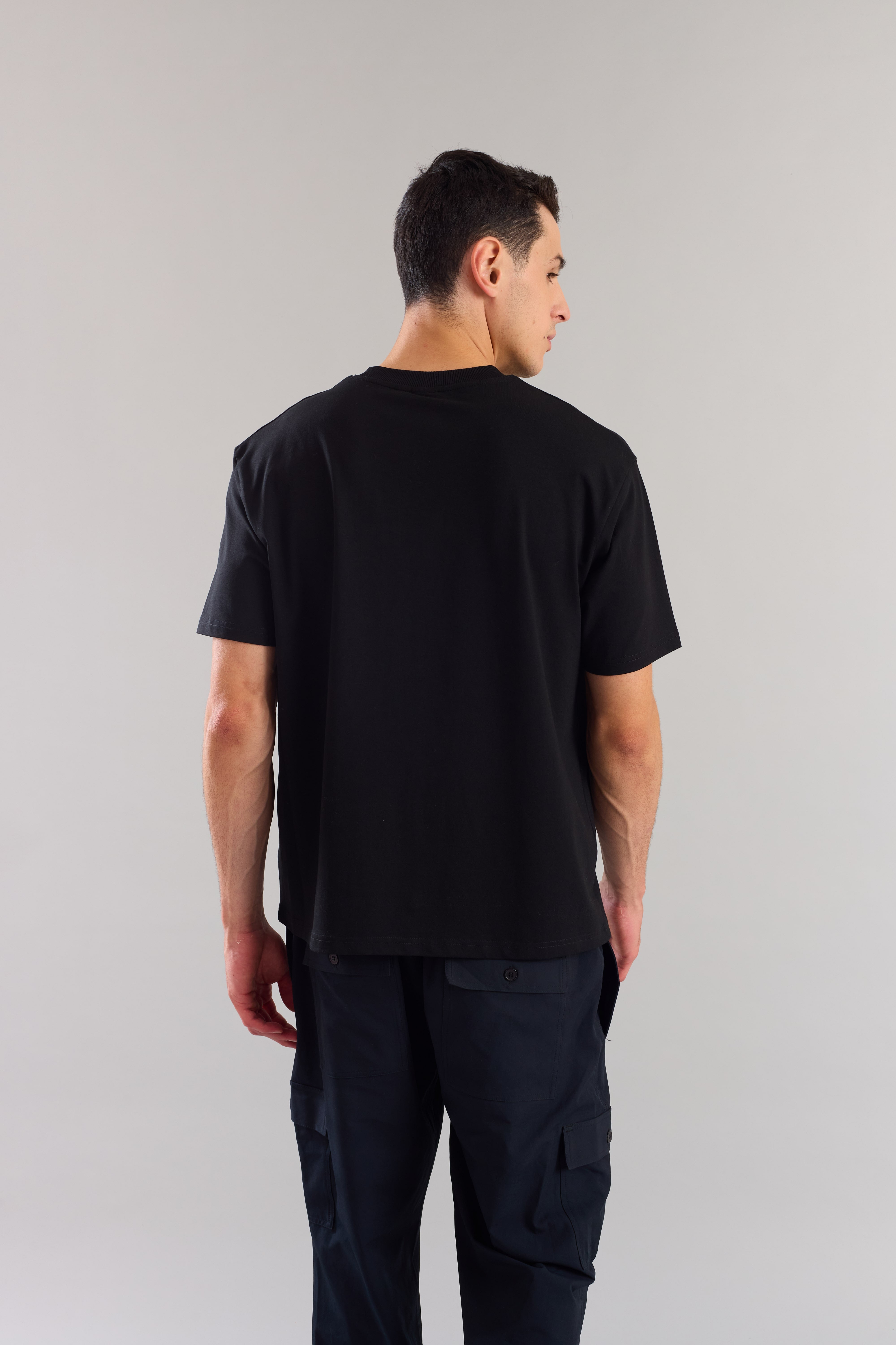 Be The Change Black Relaxed  Fit T-shirt - Ultra Soft