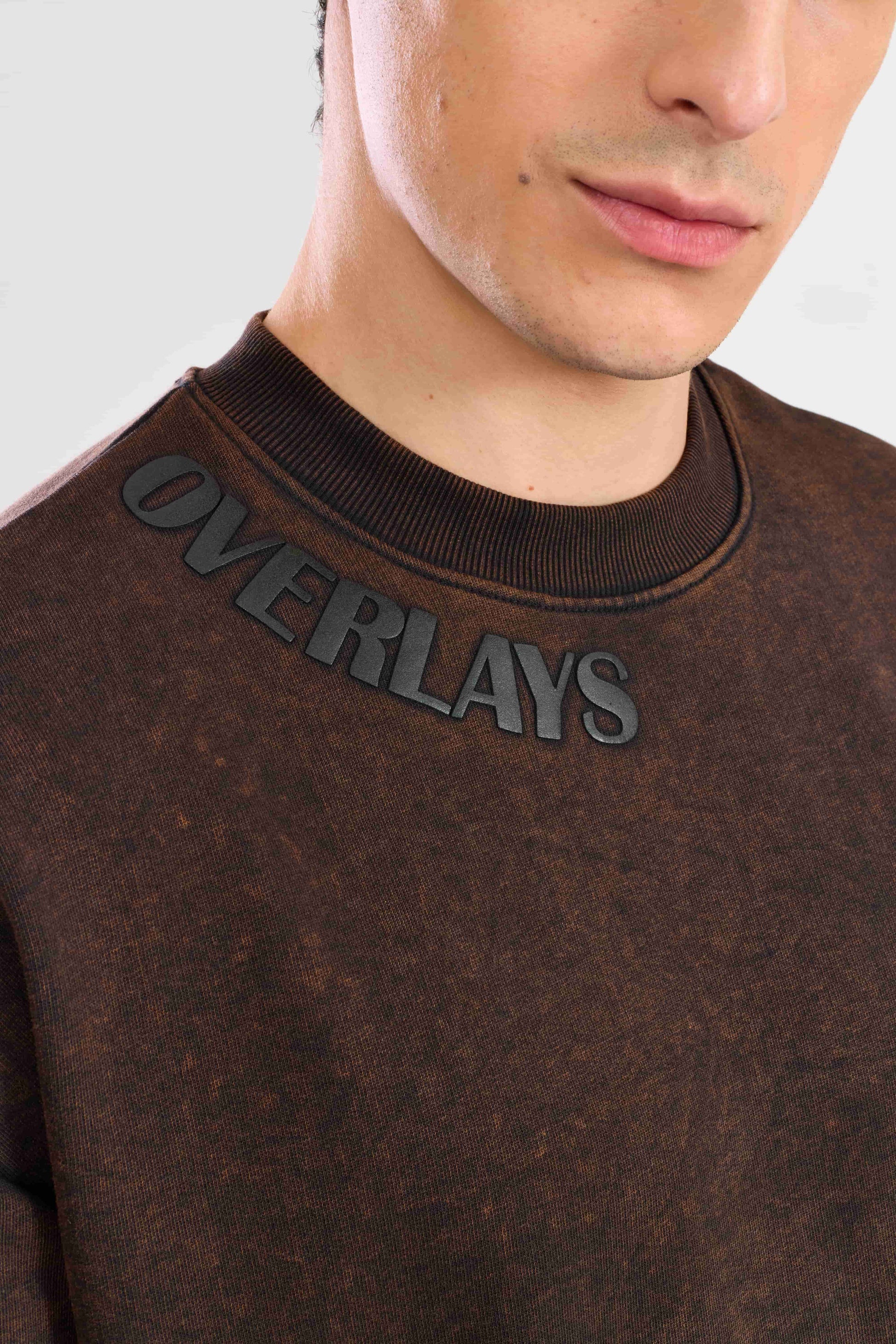 Brown Vortex Oversized T-shirt