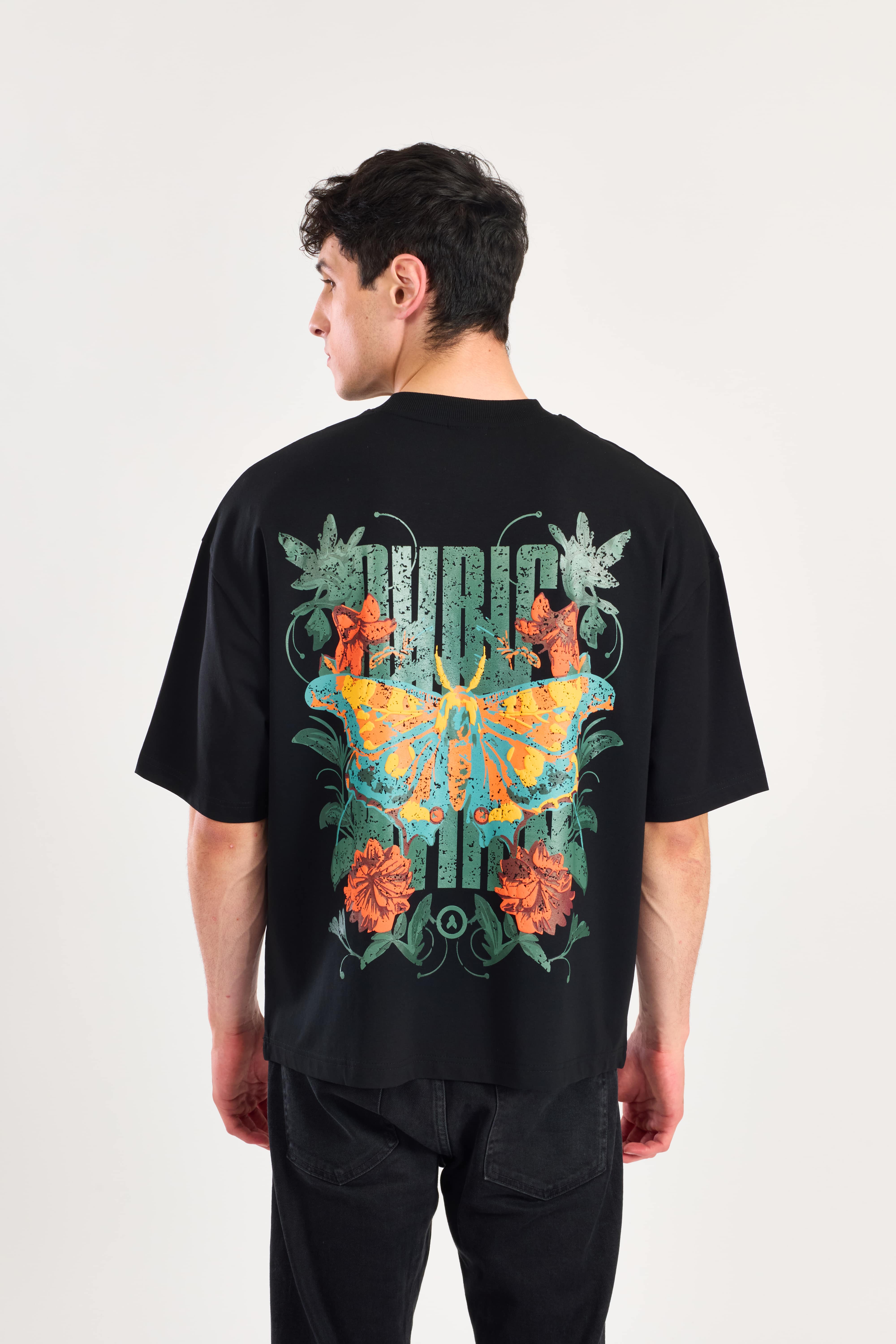 Tropic Flame Oversized Fit T-Shirt