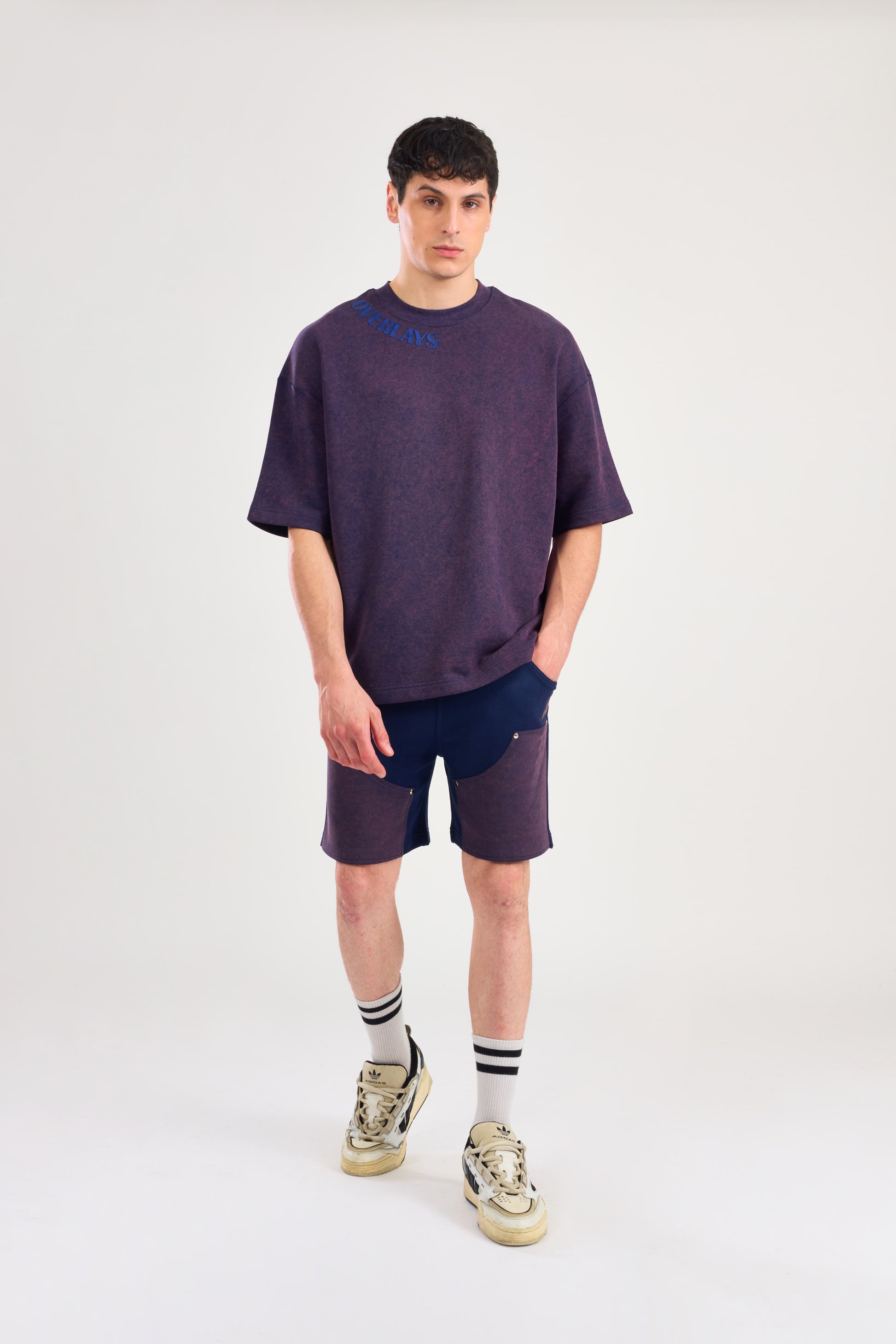 Navy Stud Vortex shorts