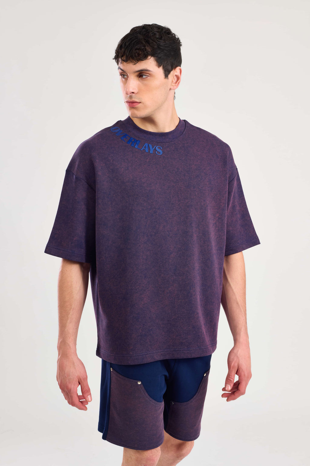 Purple Vortex Oversized T-Shirt