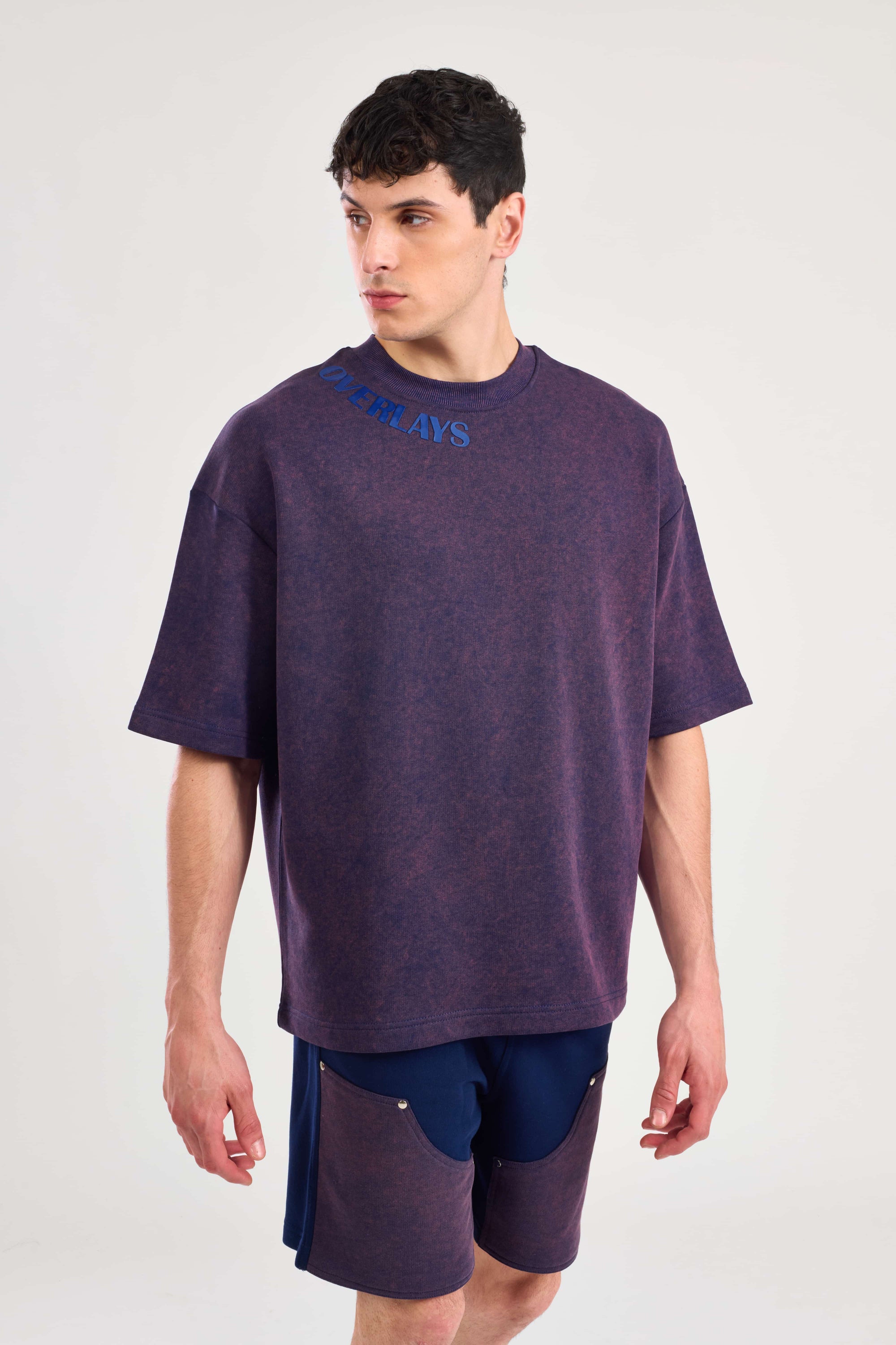 Purple Vortex Oversized T-Shirt