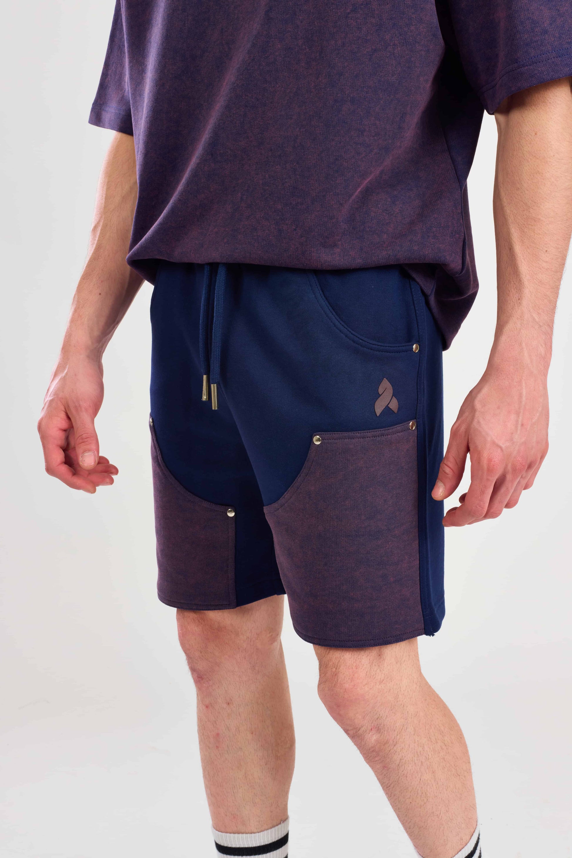 Navy Stud Vortex shorts