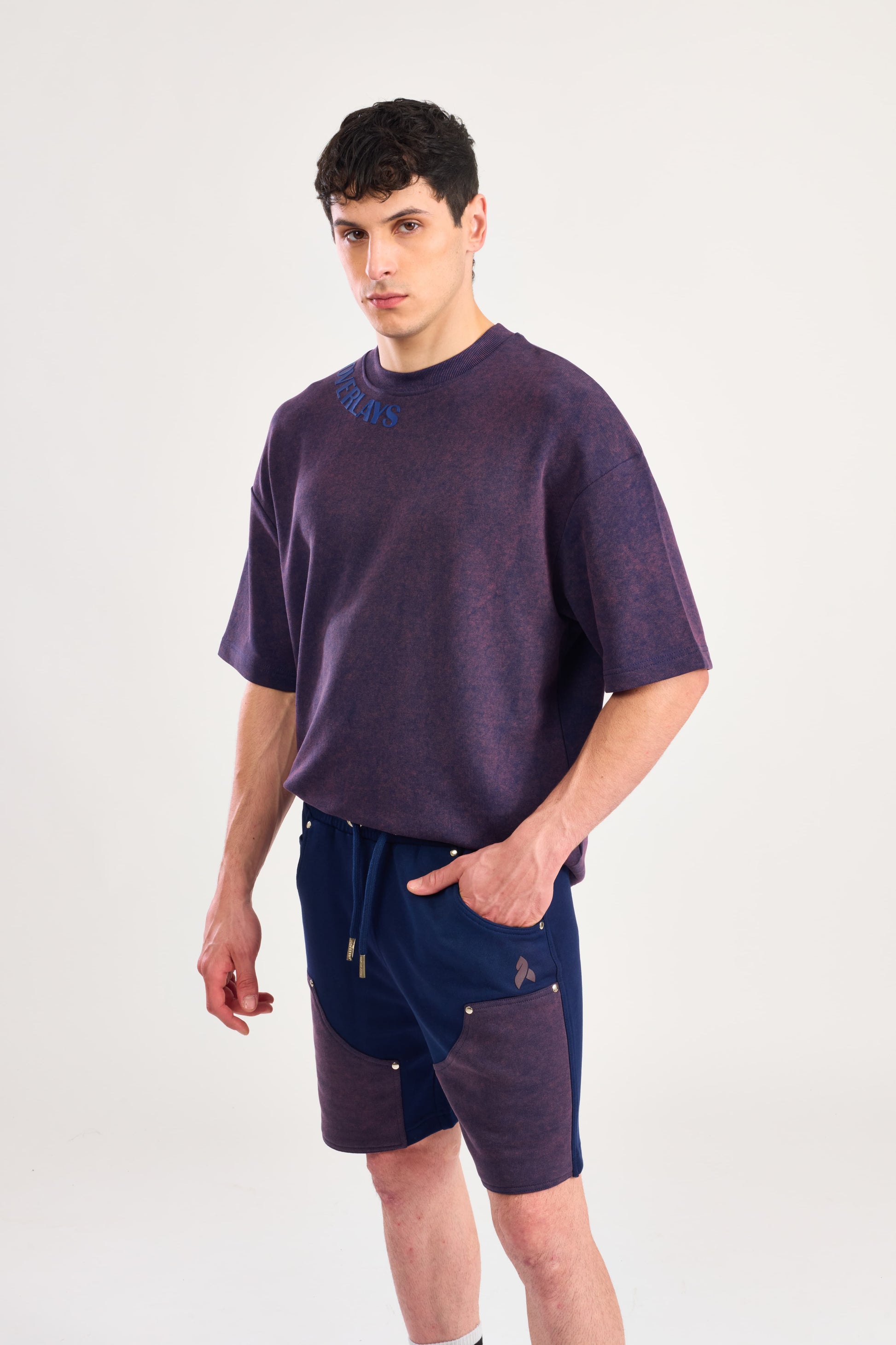 Navy Stud Vortex shorts