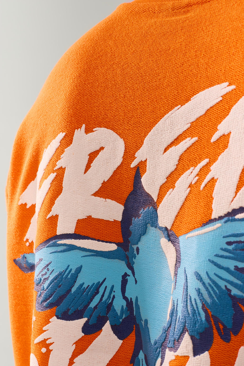 Textured Heavy Weight Free Spirit Arc Oversized Fit T-shirt
