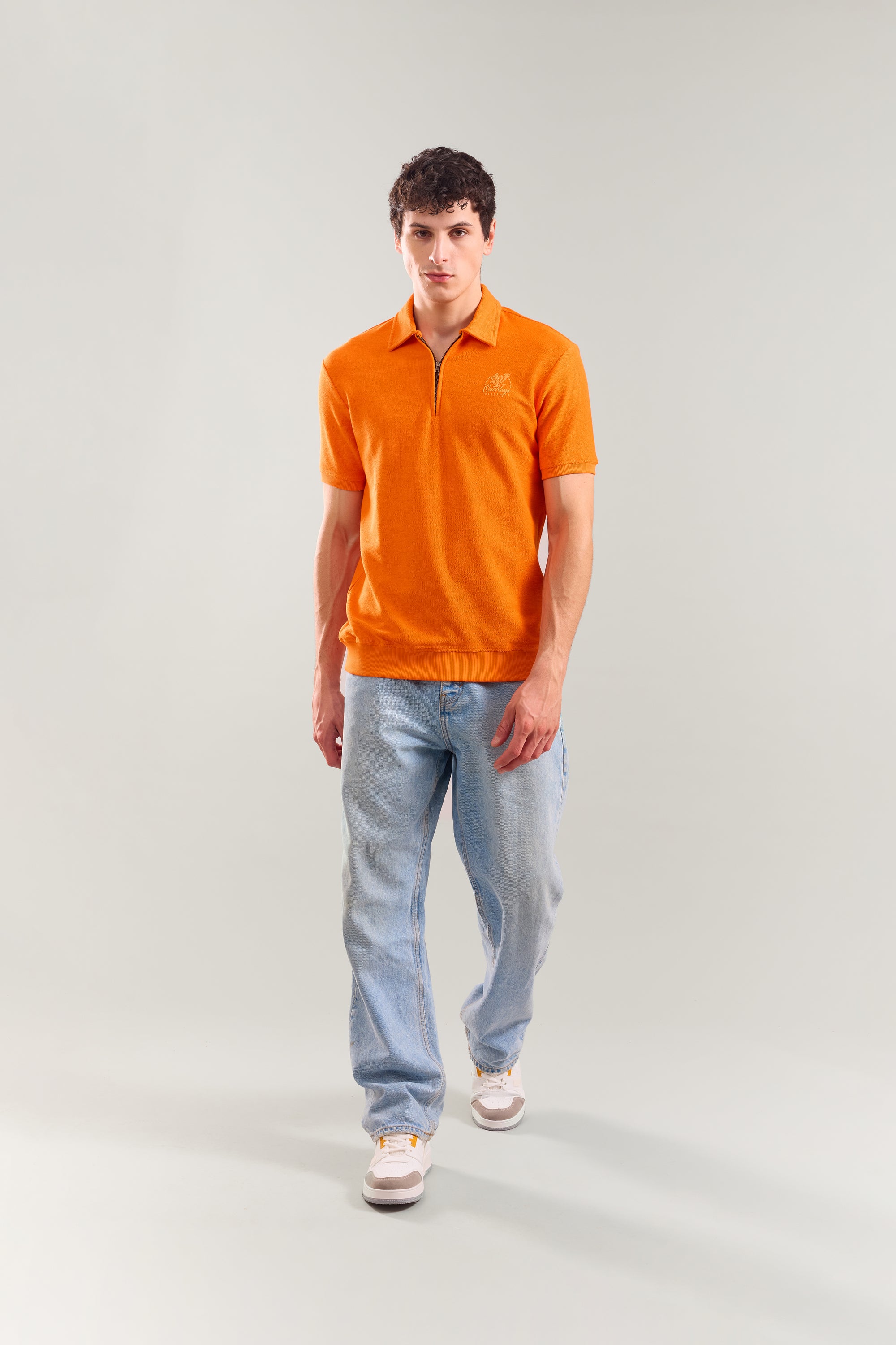 Amber Textured Polo