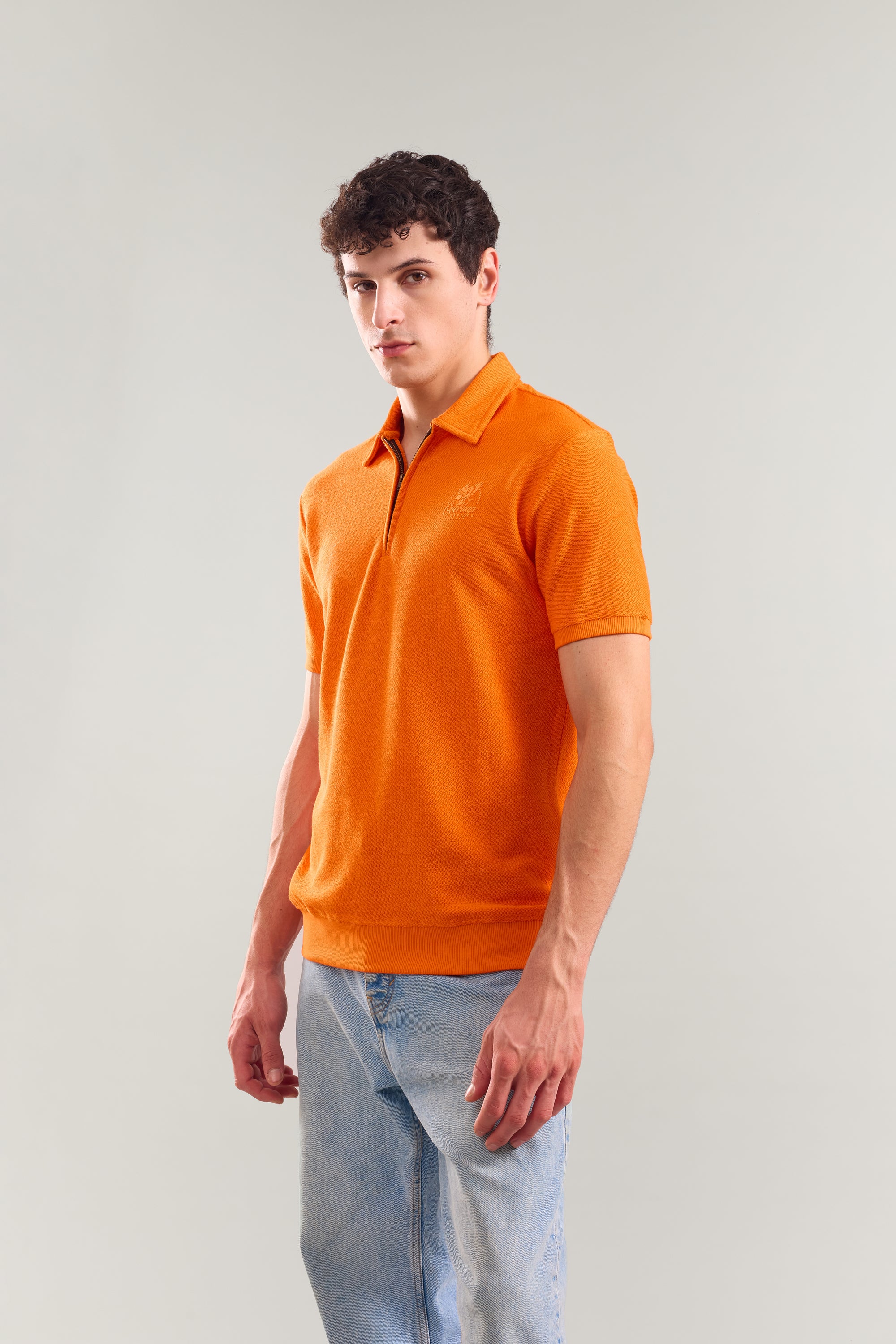 Amber Textured Polo