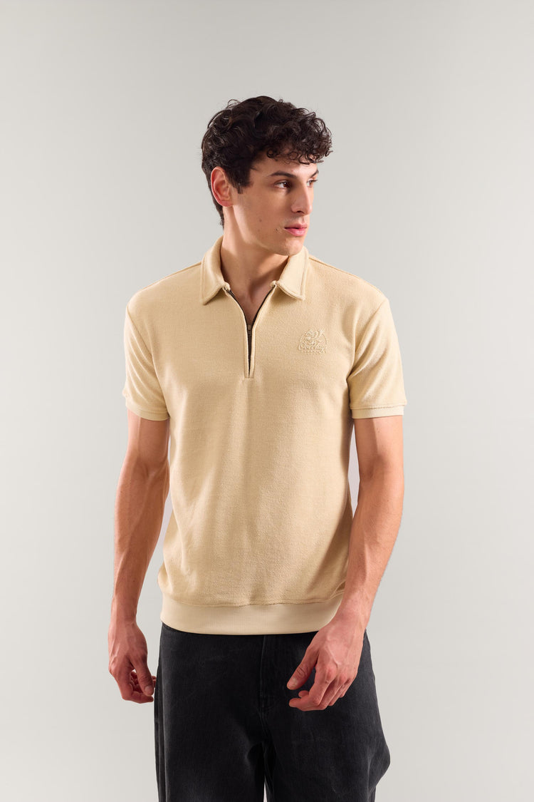 Fawn Textured Polo