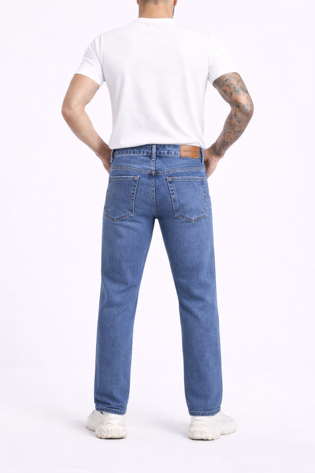 Indigo Drift Blue Vintage Washed Cargo