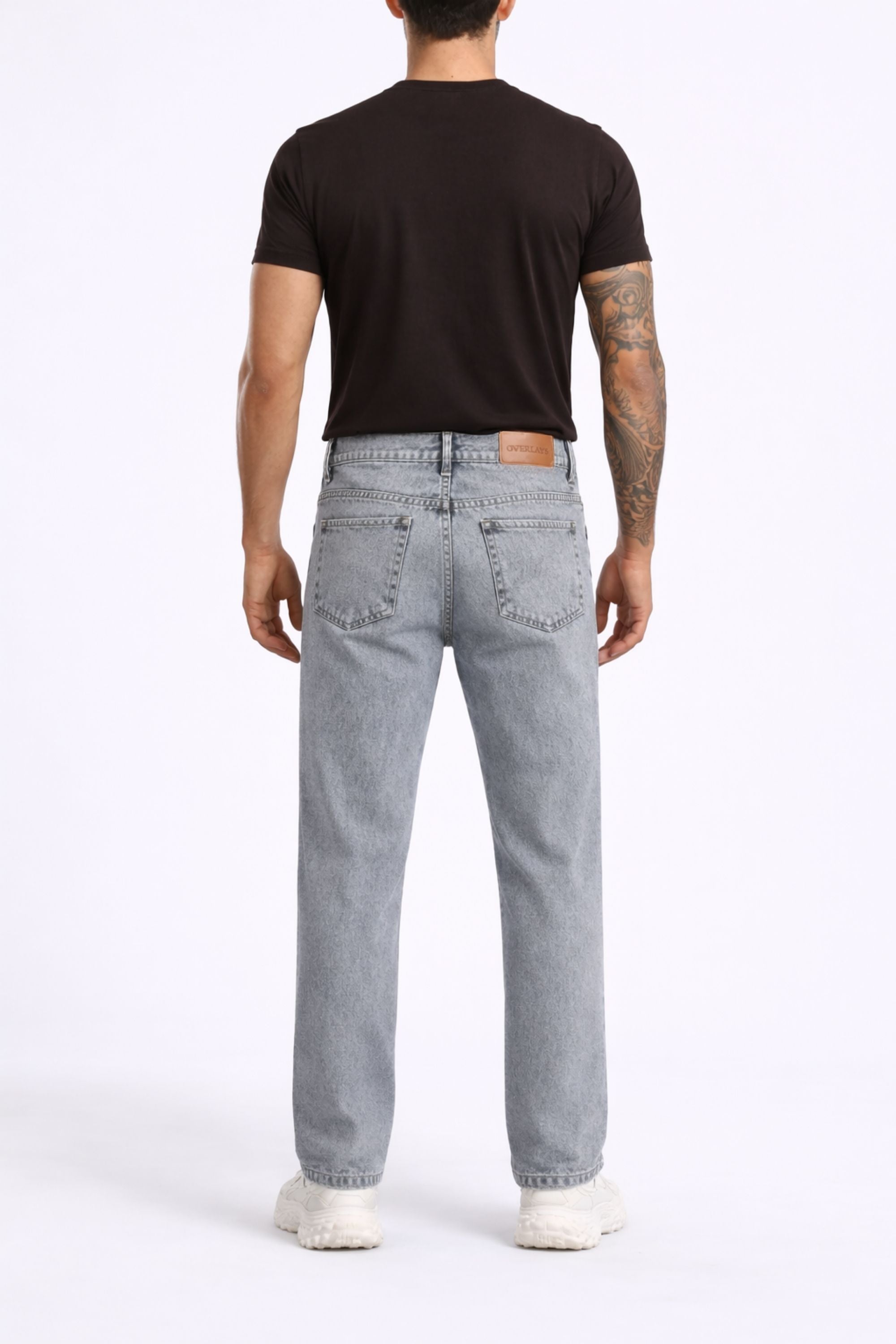 Shadow Mist Grey Vintage Washed Cargo