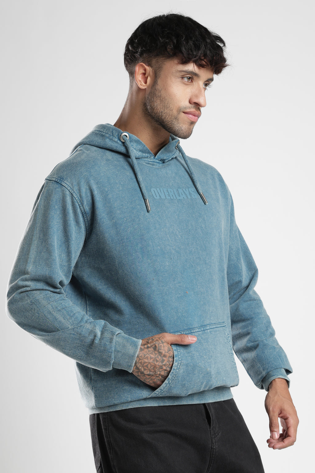 Marine drift Distressed hoodie