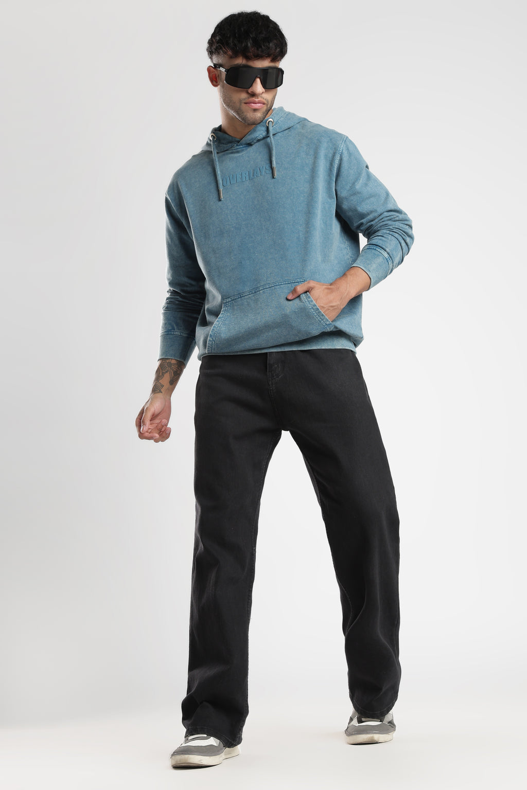 Marine drift Distressed hoodie