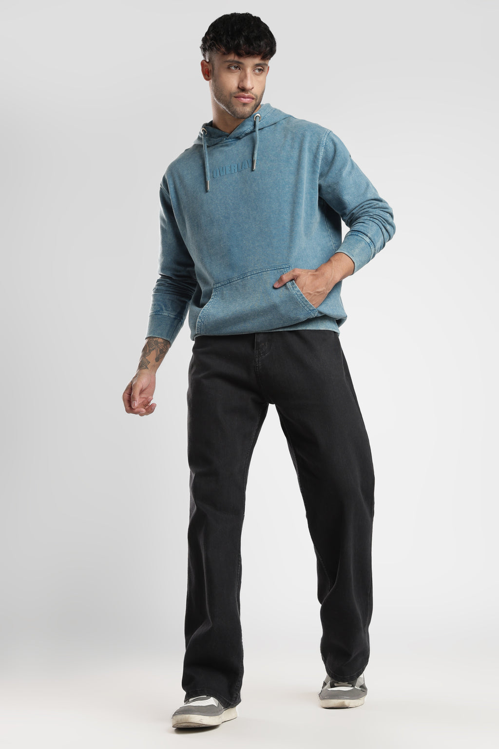 Marine drift Distressed hoodie