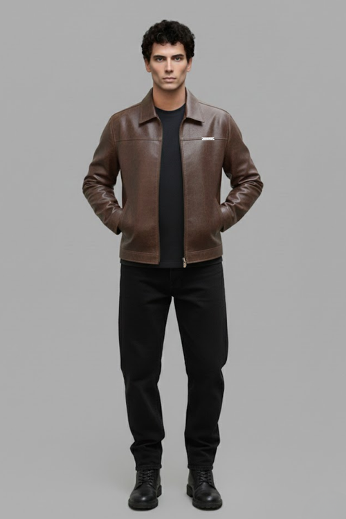 Hazel Miler Brown Textured