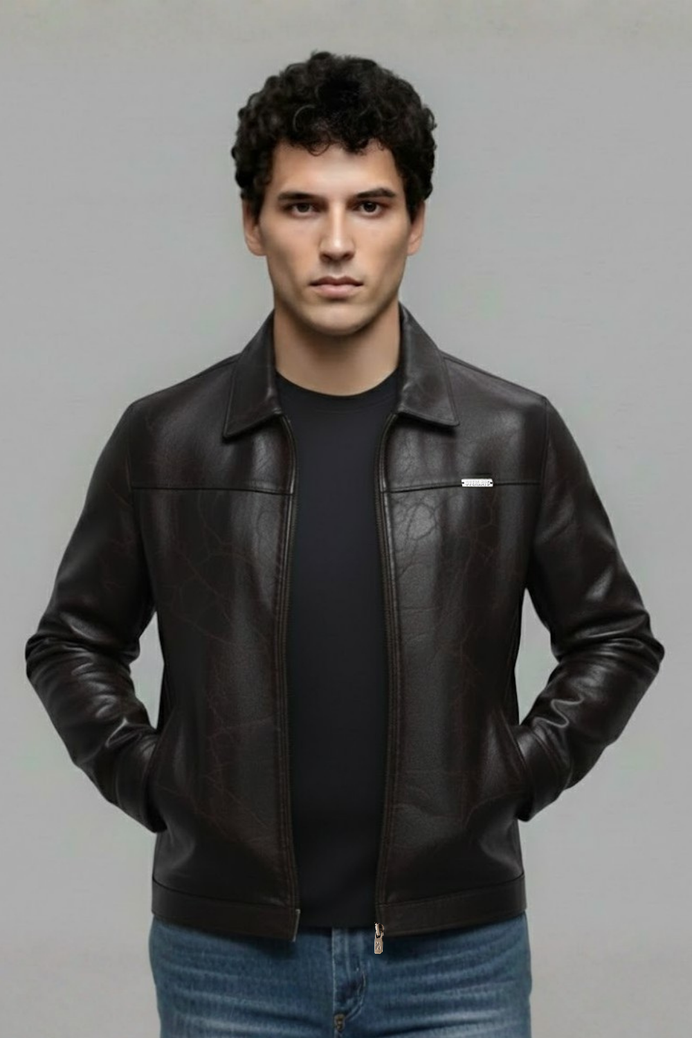 Hazel Miler Brown Textured