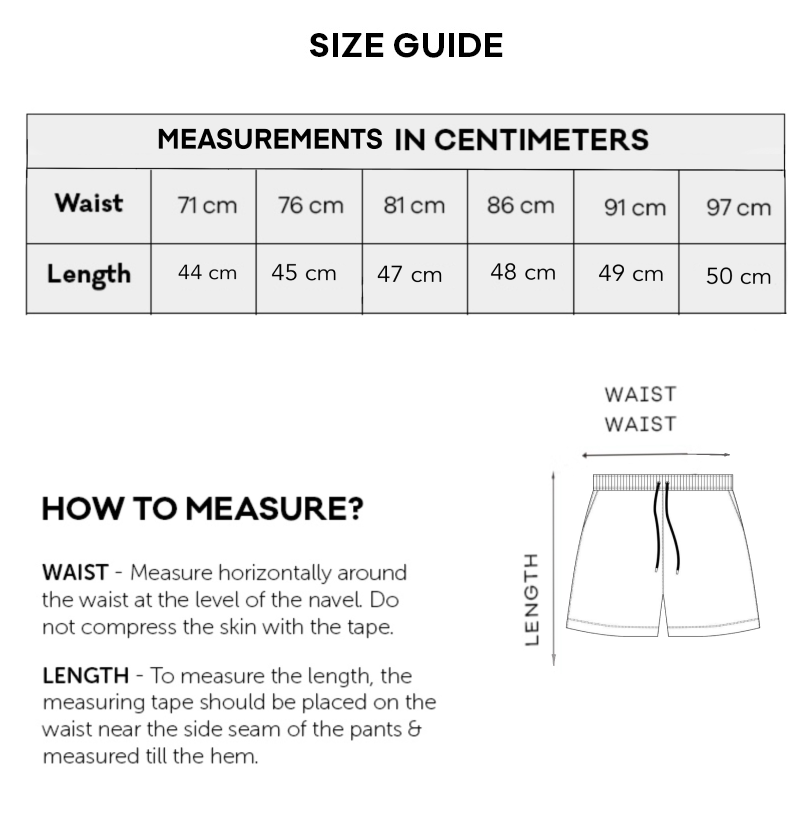 Size Chart CM