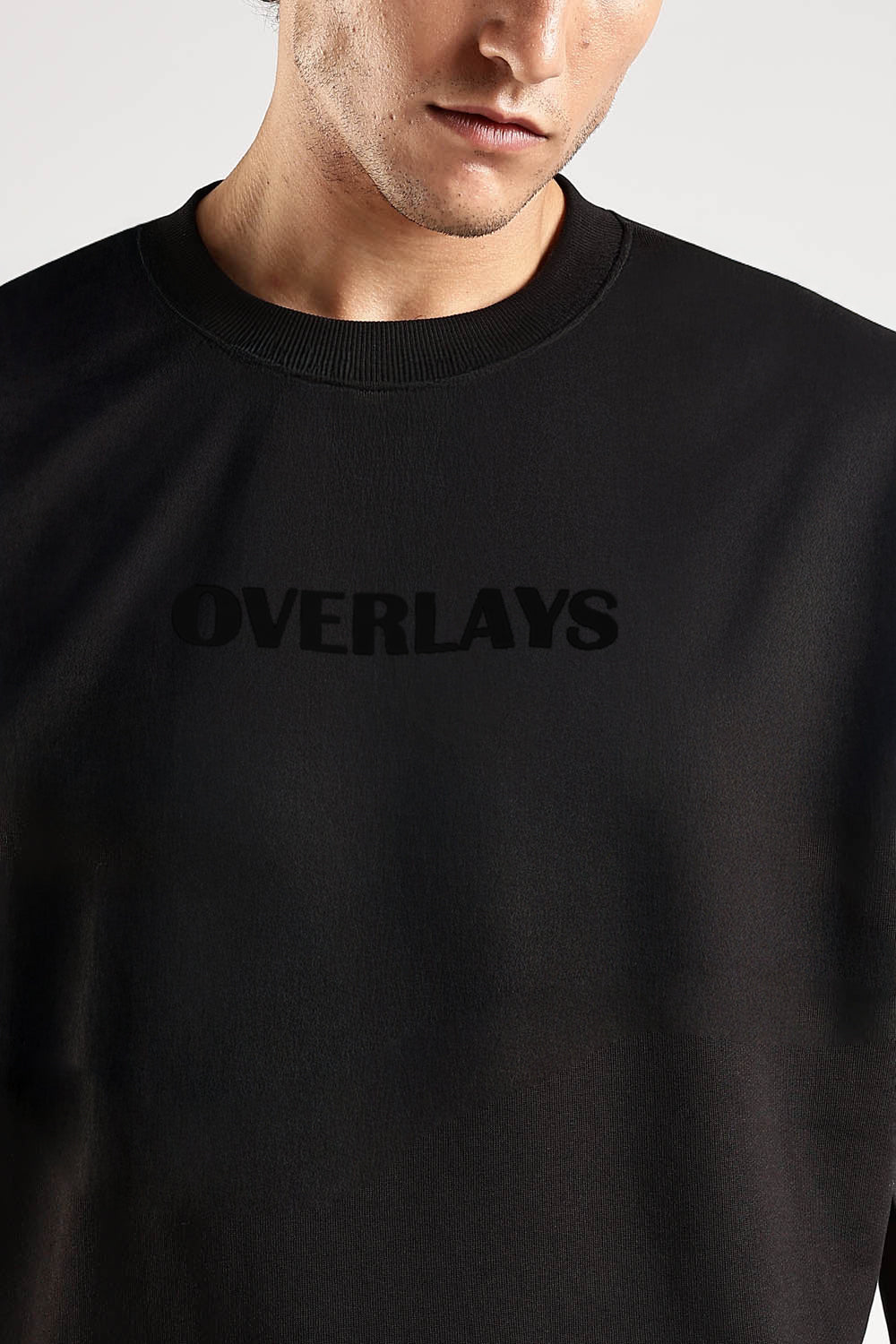 Sky Rider Black Oversized T-Shirt