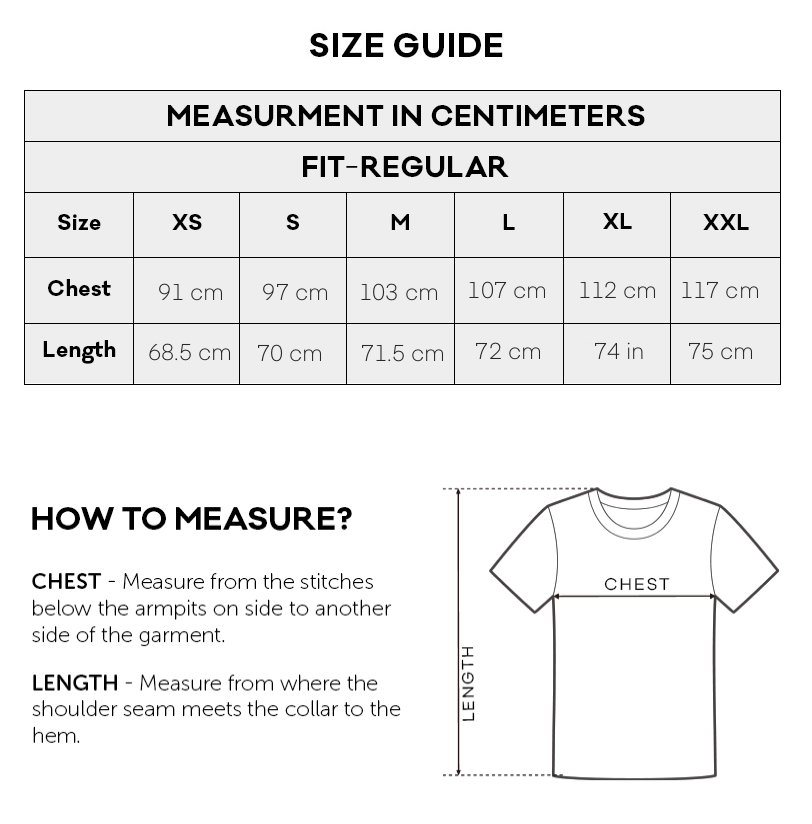 Size Chart CM