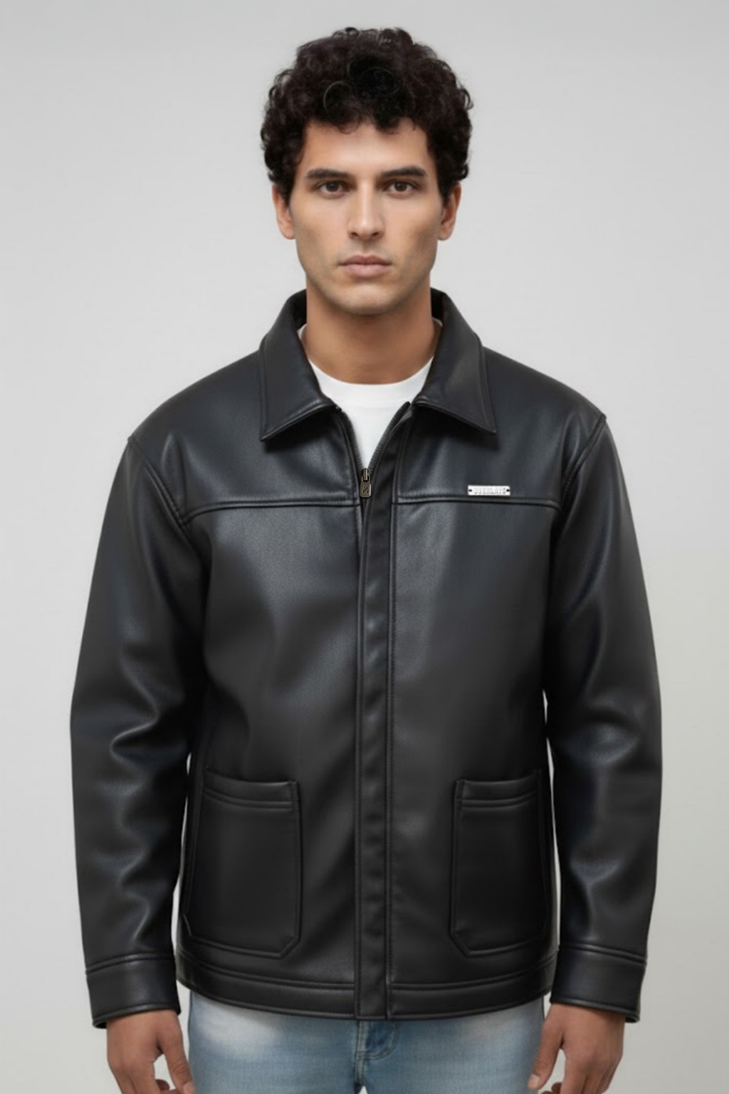 Raven Miler Faux Leather Jacket – Overlays Raven Miler Faux Leather Jacket – Overlays