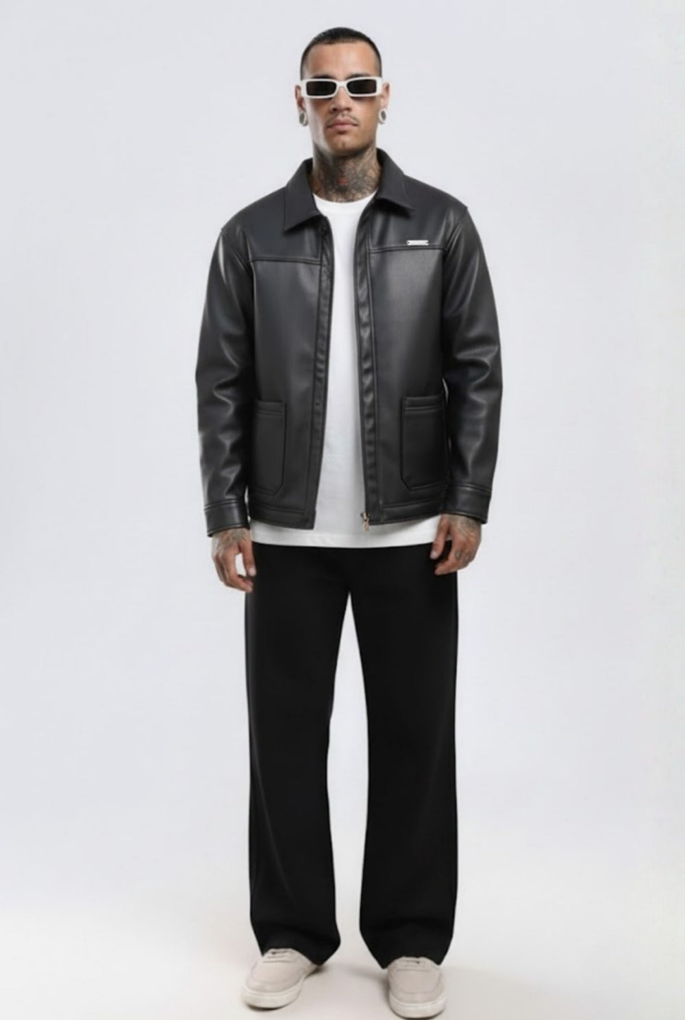 Raven Miler Faux Leather Jacket