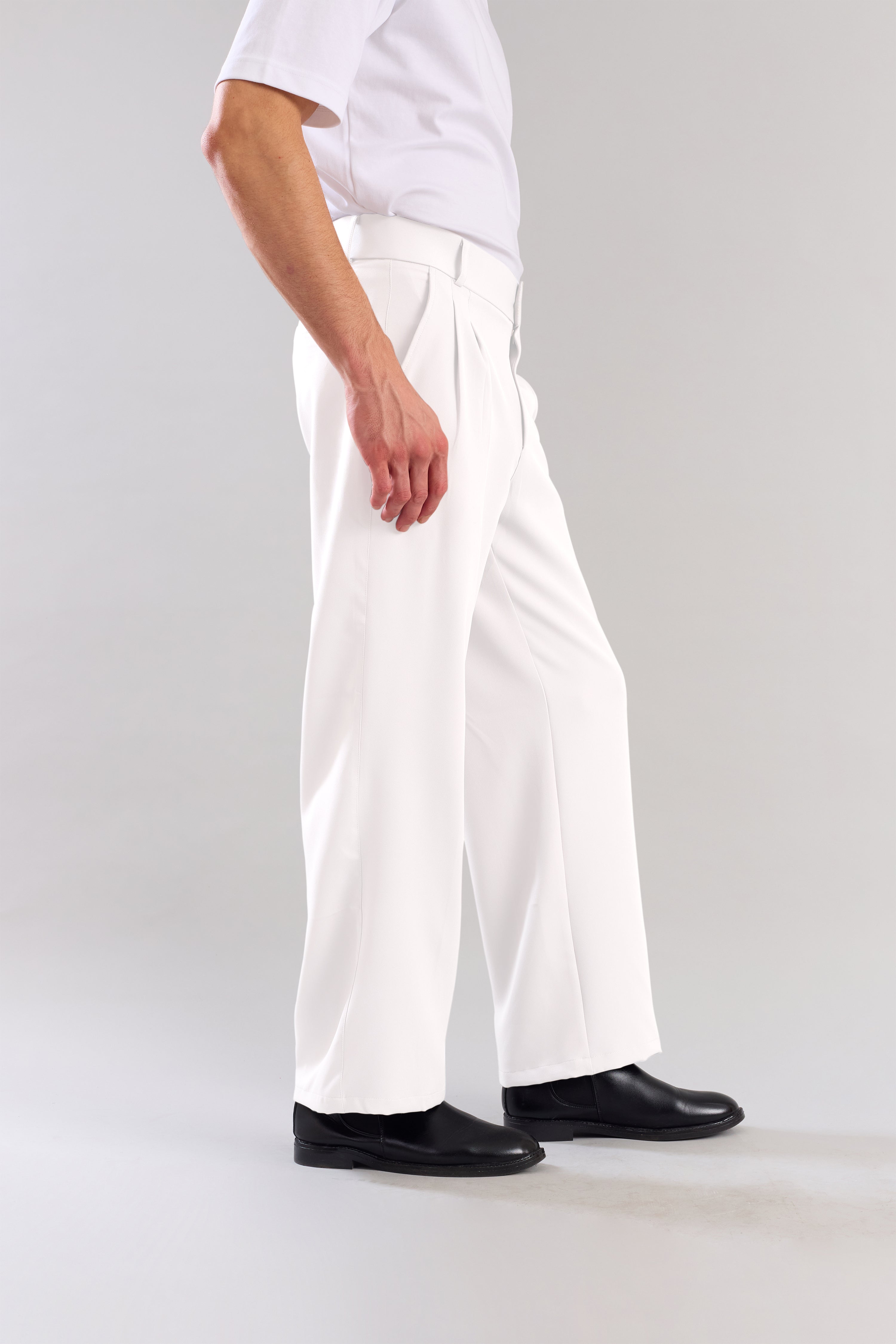 White Korean Pant