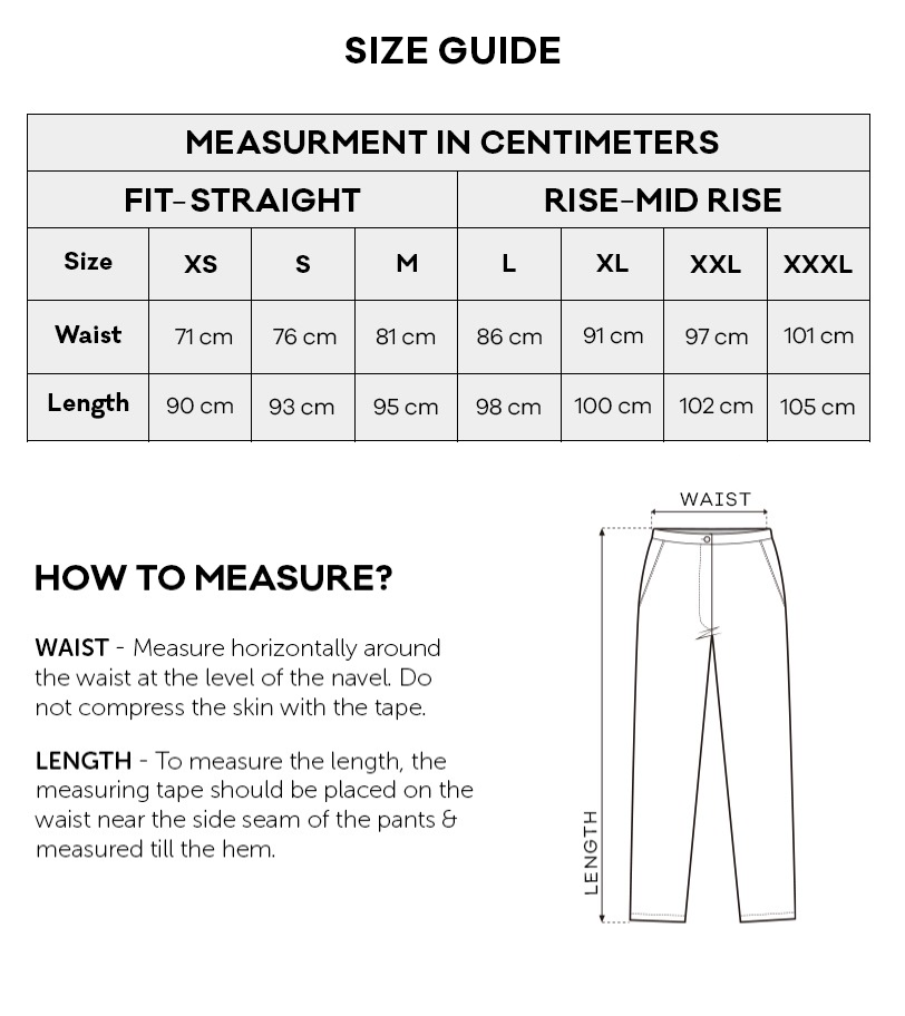 Size Chart CM