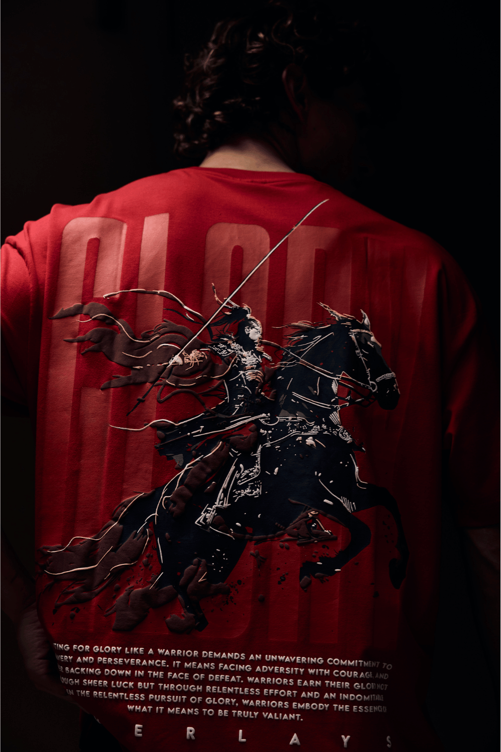 Glory Arc Relaxed Fit T-Shirt - 100% Cotton