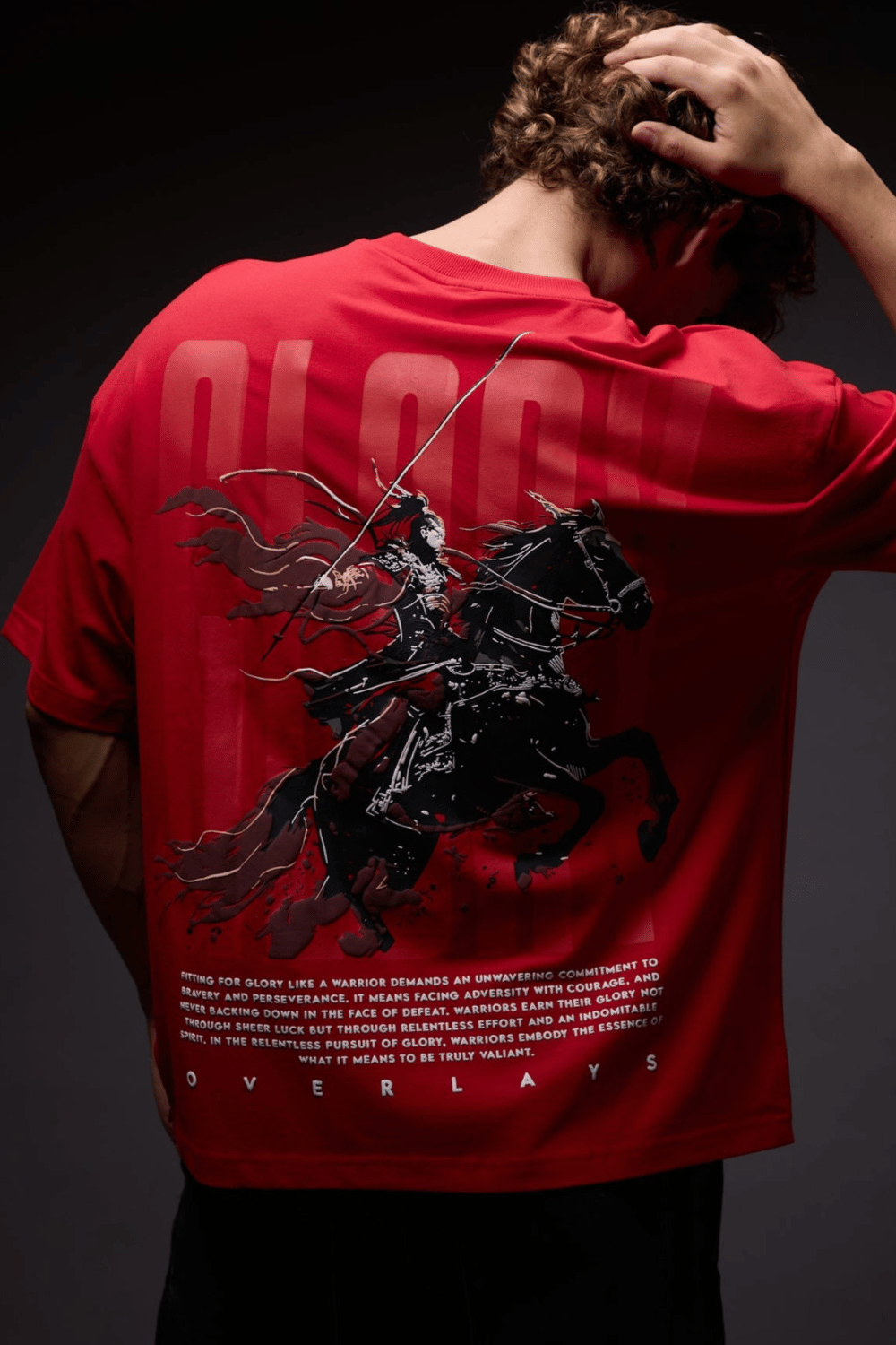 Glory Arc Relaxed Fit T-Shirt - 100% Cotton