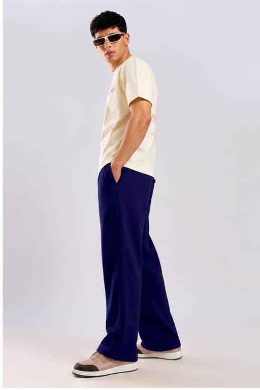 Navy Heavy Weight Straight Fit Jogger