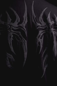 Shadow Wings Black Oversized T-Shirt