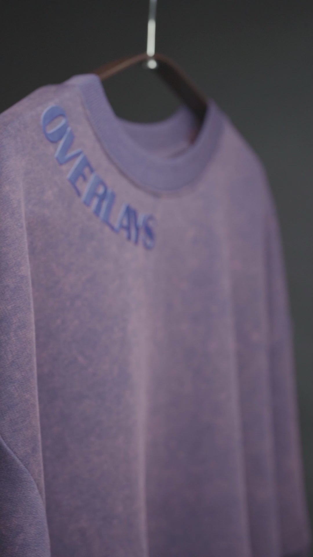 Purple Vortex Oversized T-Shirt