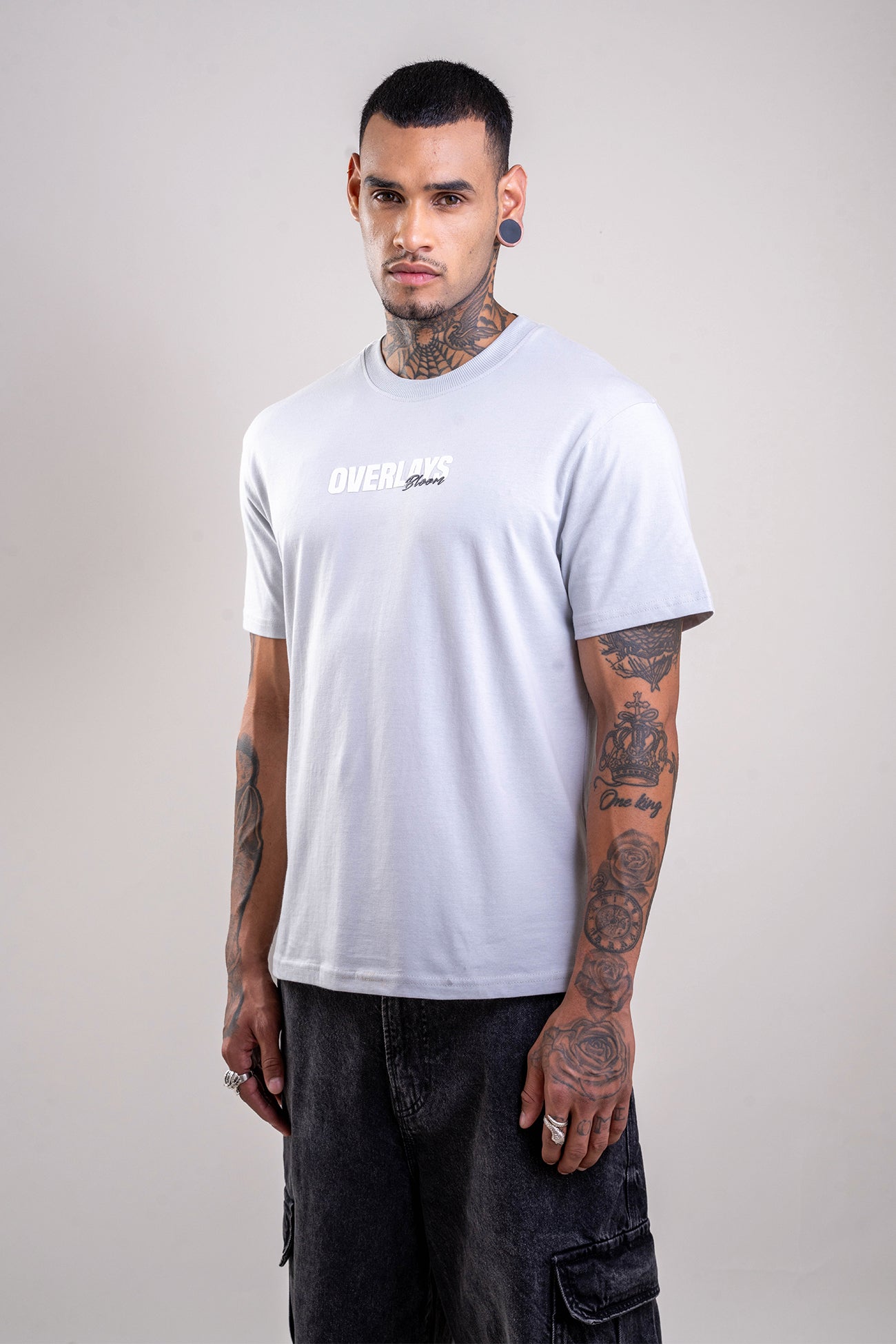 Bloom Wildly Relaxed Fit Grey T-Shirt