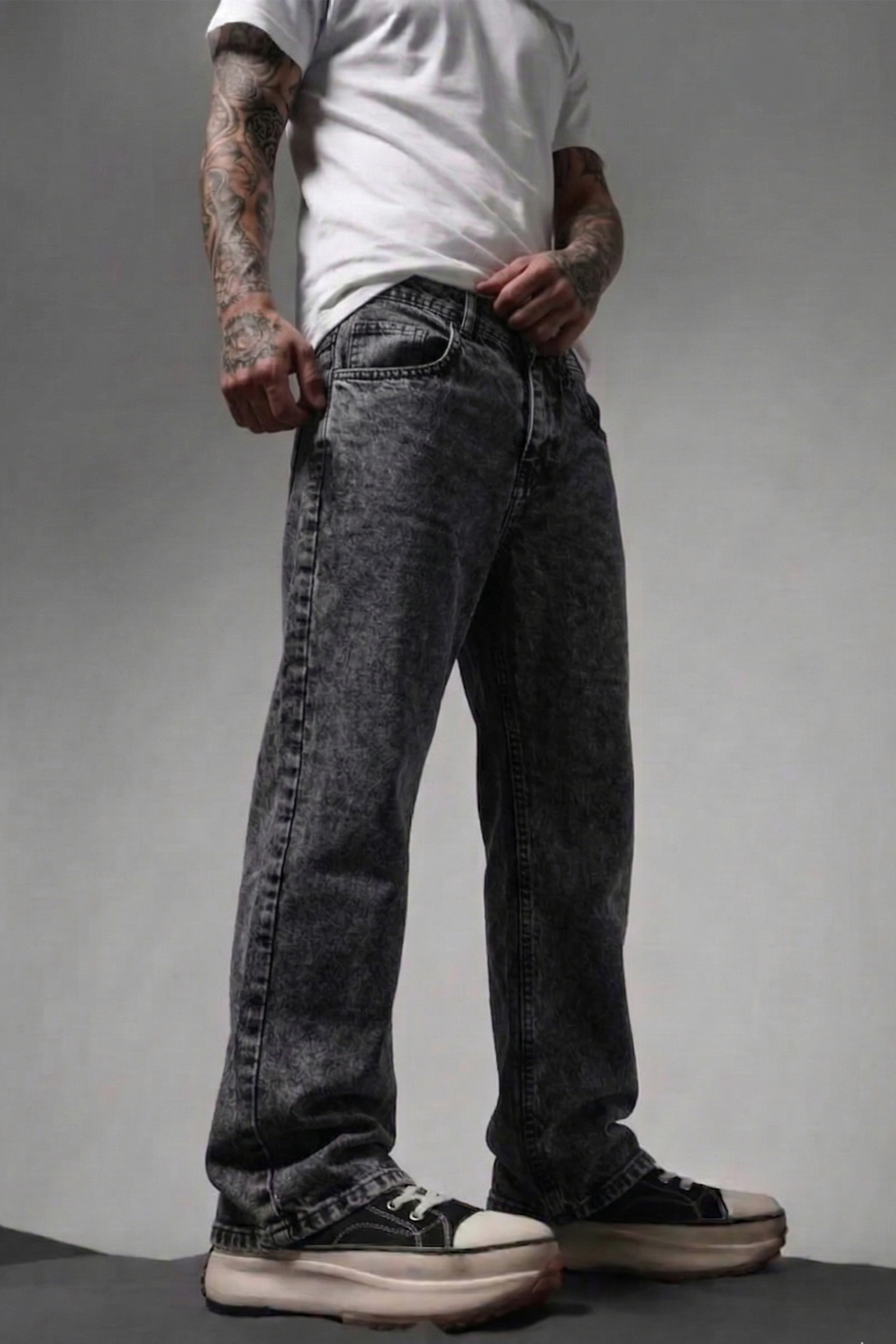 Shadow Vintage Washed Grey Cargo