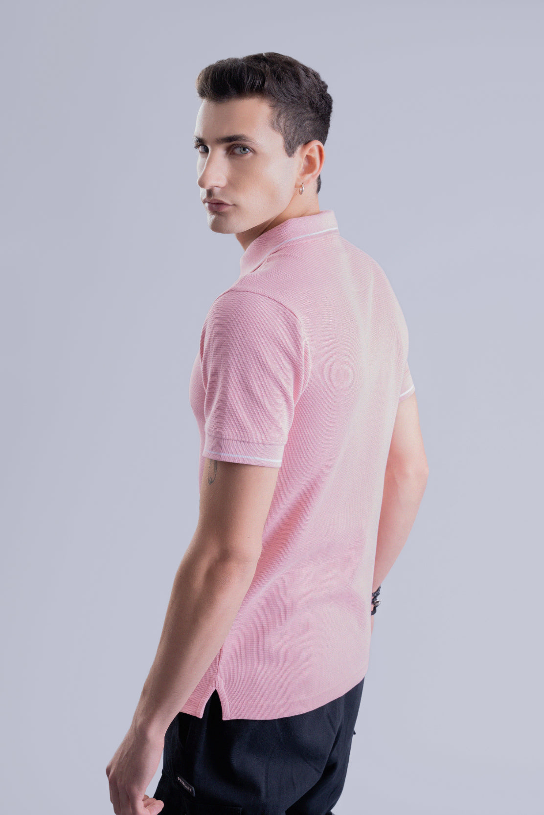Off-Grid Polo Tshirt - Blush