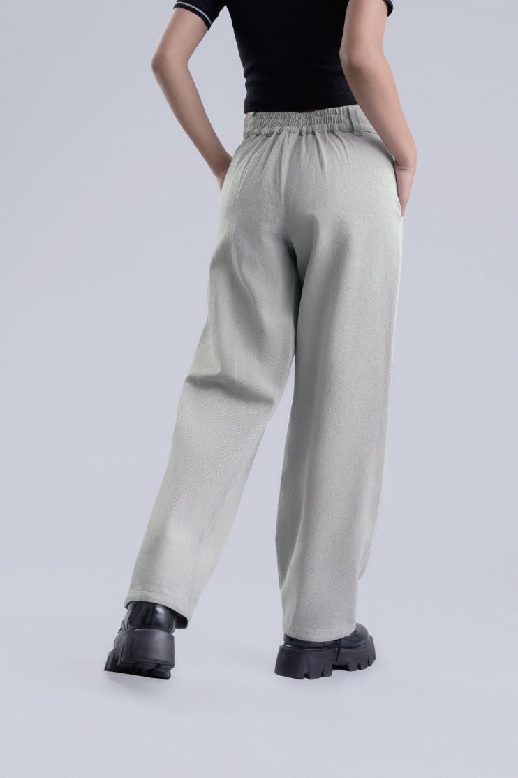 Light Grey Women's Cargo Pants