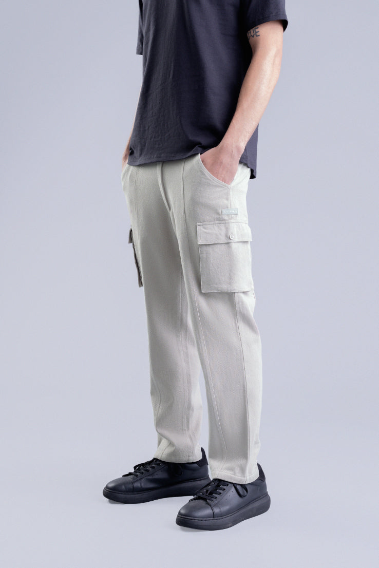 Light Grey Men's Cargo Pants