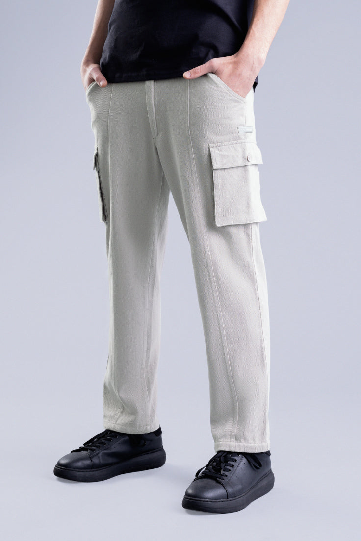 Light Grey Men's Cargo Pants