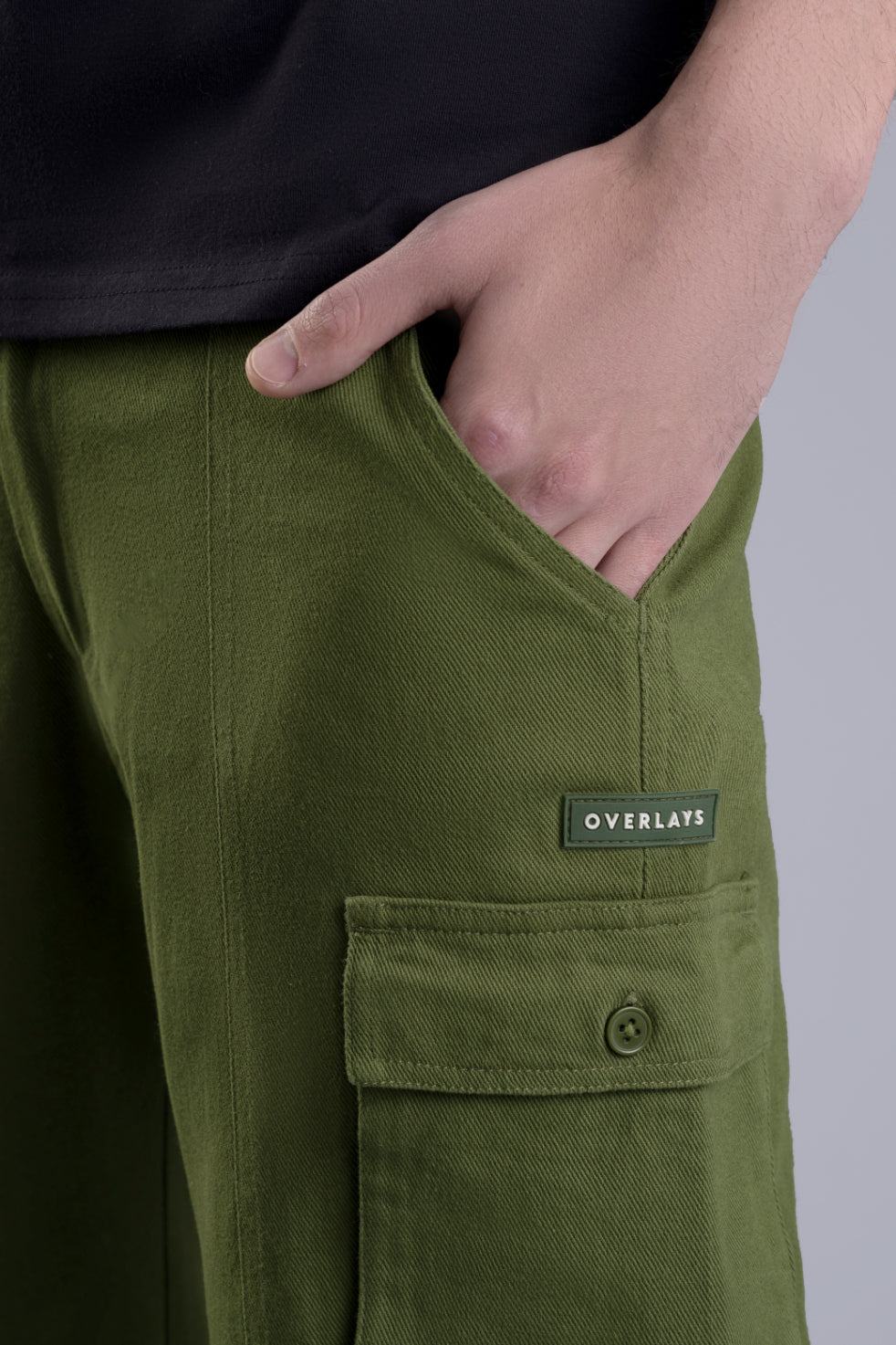 Olive Green Men's Cargo Pants