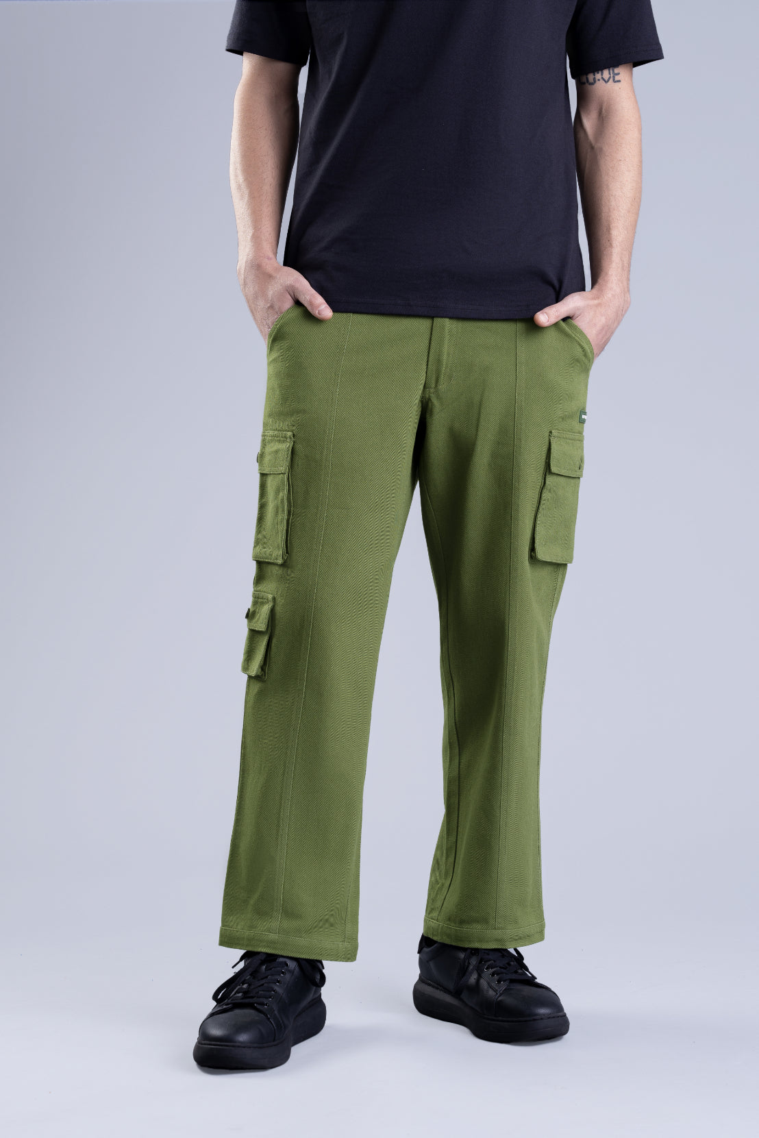 Olive Green Men's Cargo Pants